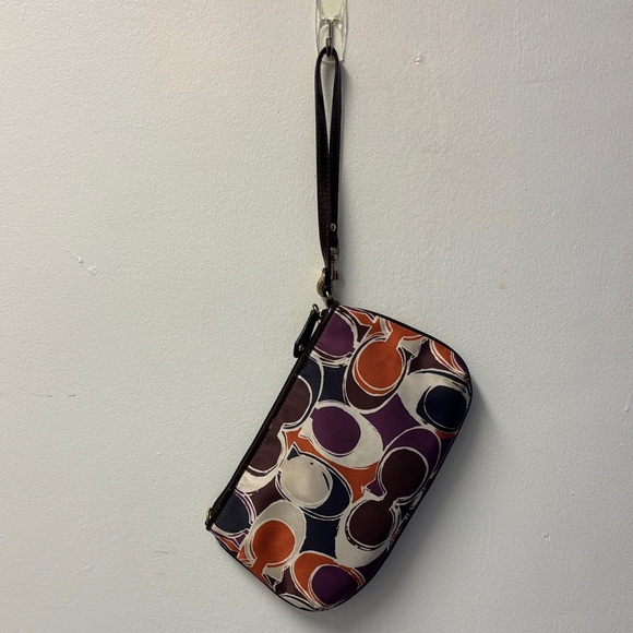 Coach Colorful Patterned Wristlet - Picture 3 of 7